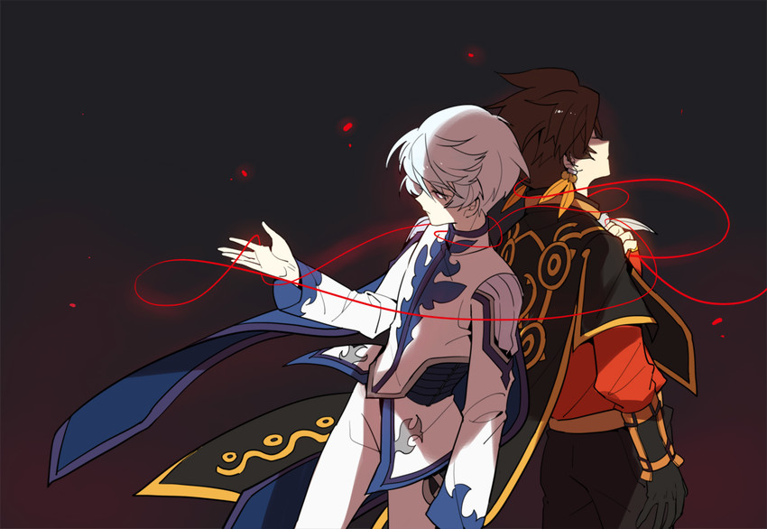 sorey and mikleo (tales of and 1 more) drawn by yanzhan