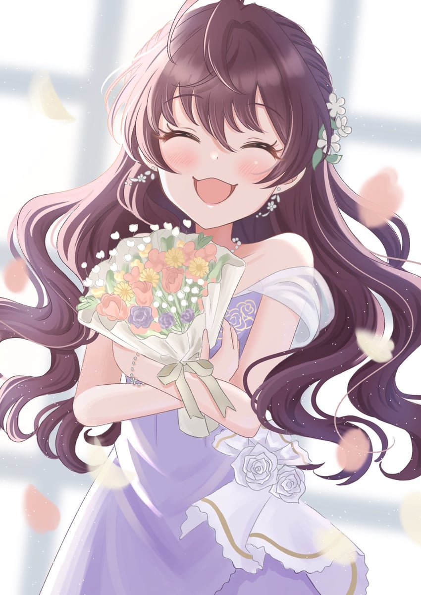ichinose shiki (idolmaster and 1 more) drawn by hanilz