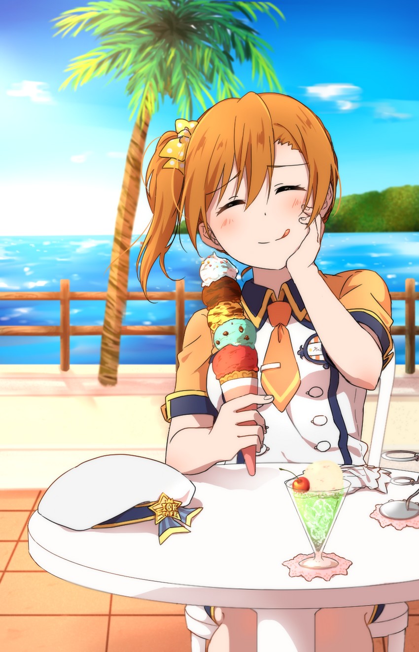 kosaka honoka (love live! and 2 more) drawn by ooda_karashi