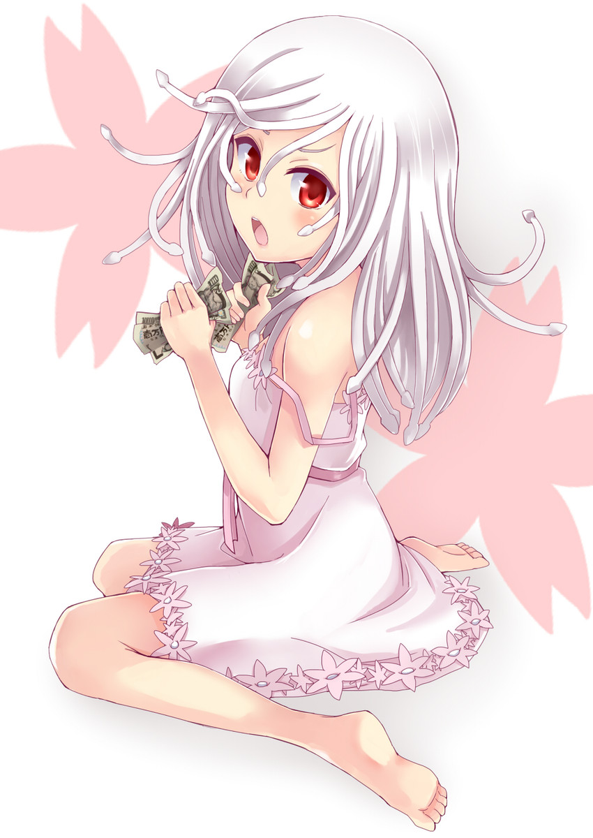 sengoku nadeko and god nadeko (monogatari and 1 more) drawn by kabutogami