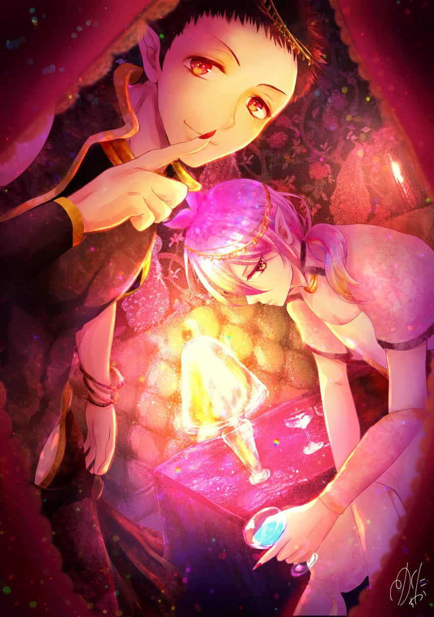 asmodeus alice and andro m. jazz (mairimashita! iruma-kun) drawn by ichika392