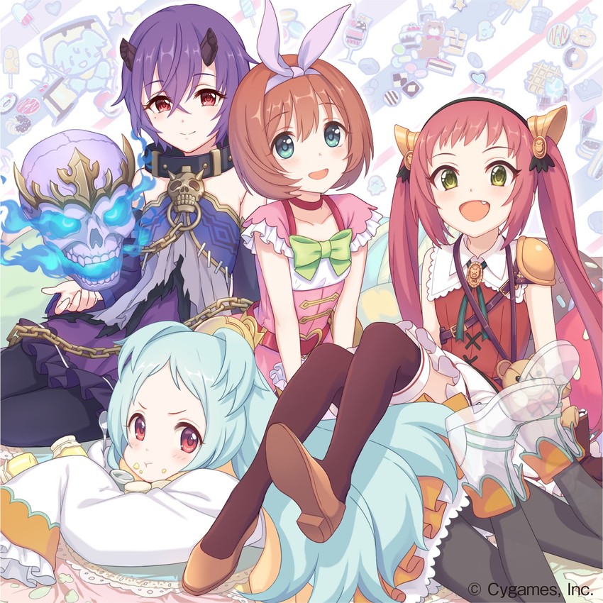miyako, kurumi, ayane, shinobu, and skullfather (princess connect! and 1 more)