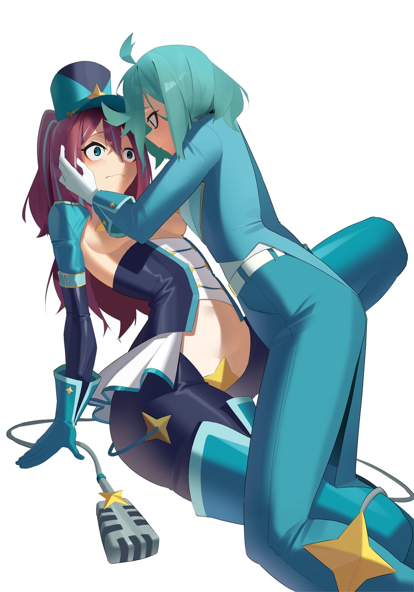 akoya matama, anemo nemo, loco musica, and leberblume (mahou shoujo ni akogarete) drawn by hakhpu