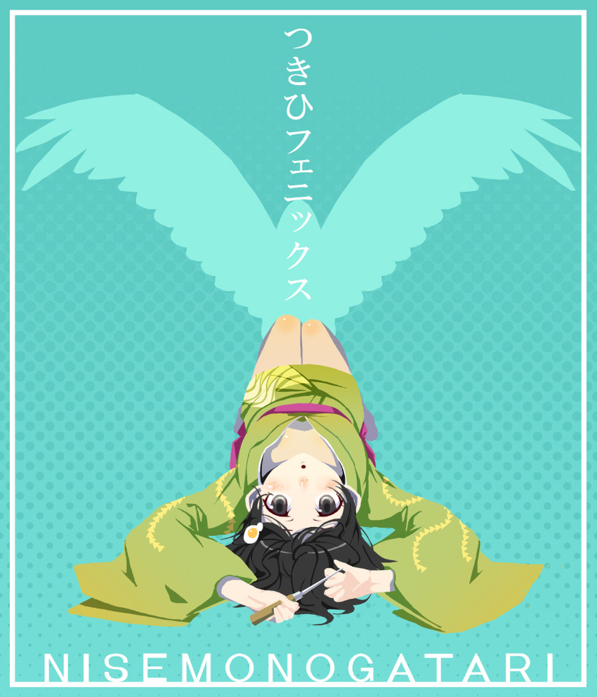 araragi tsukihi (monogatari and 1 more) drawn by orange_cassis