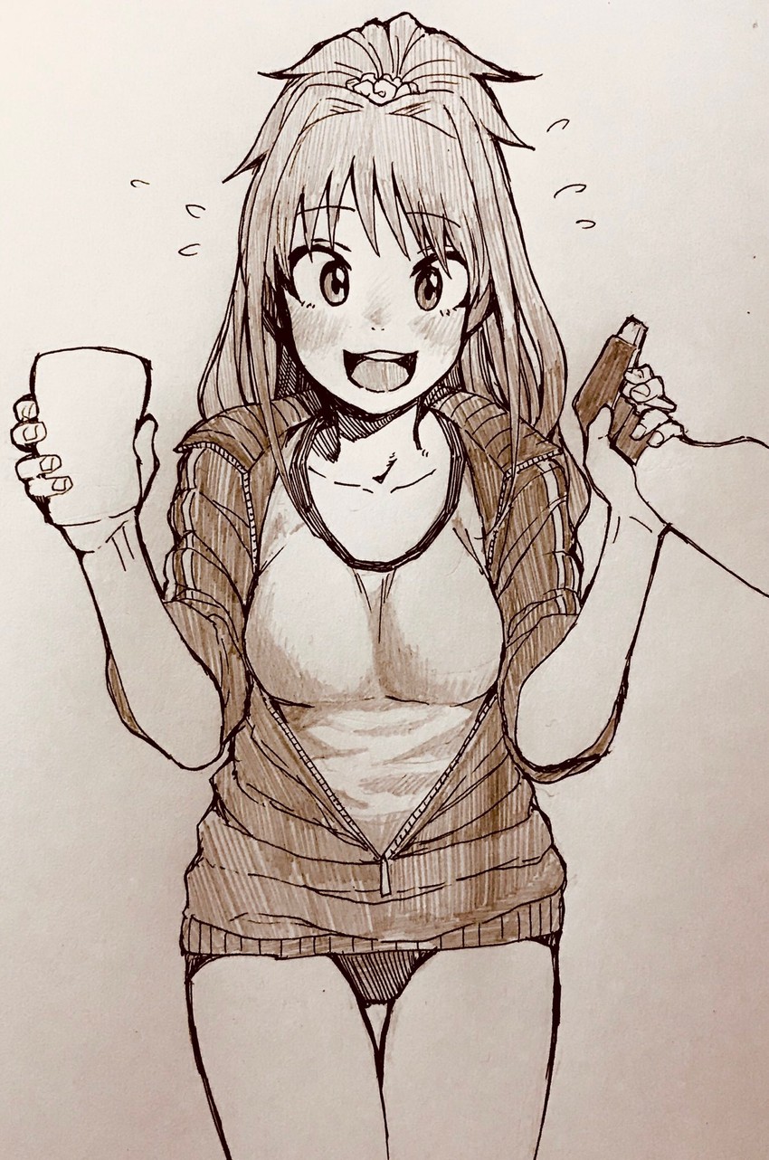 hino akane (idolmaster and 1 more) drawn by haioku_colonel