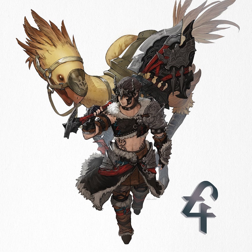 warrior of light and warrior (final fantasy and 1 more)