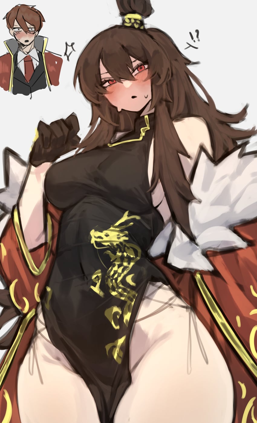 xiao and lowell (project moon and 1 more) drawn by shigezie