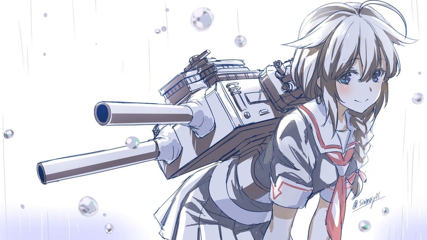 shigure and shigure kai ni (kantai collection) drawn by shinmai_(kyata)