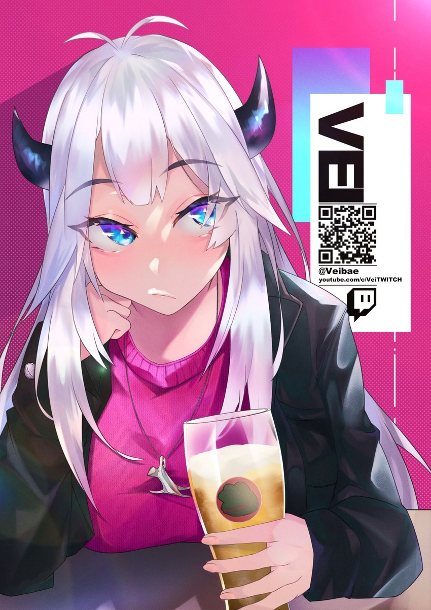 vei (indie virtual youtuber and 1 more) drawn by mugon/shizima