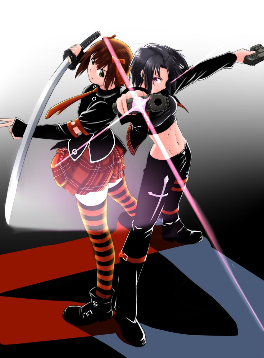 amami haruka and kikuchi makoto (idolmaster) drawn by ookami_makoto