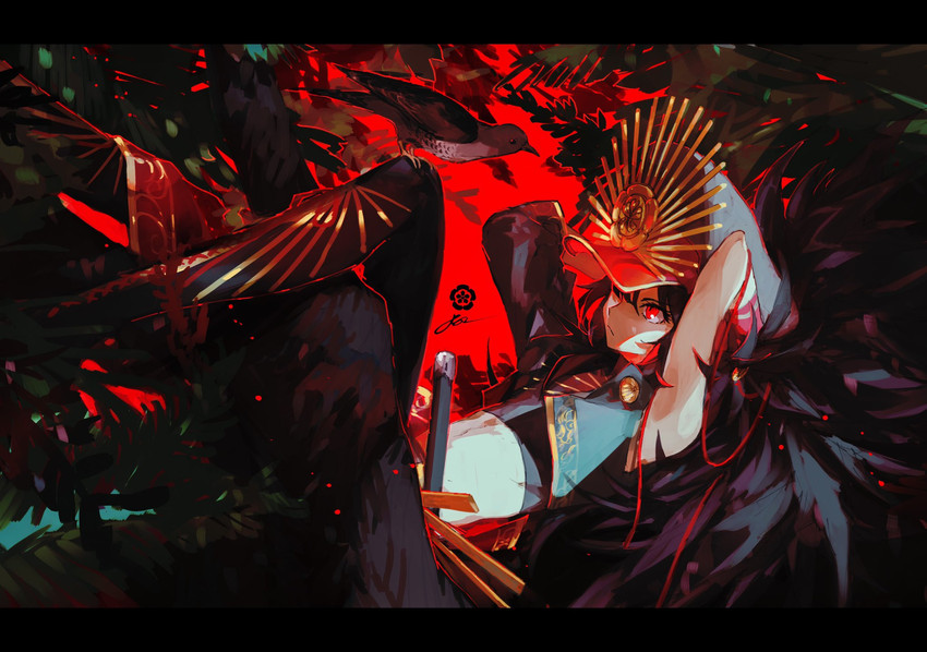 oda nobunaga and oda kippoushi (fate and 1 more) drawn by domu_(hamadura)