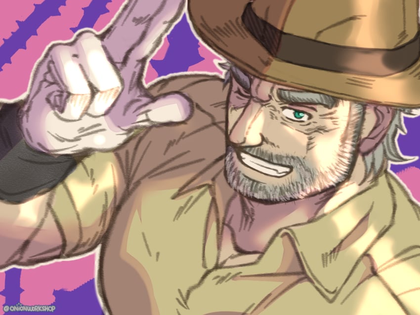 joseph joestar (jojo no kimyou na bouken and 1 more) drawn by onionworkshop