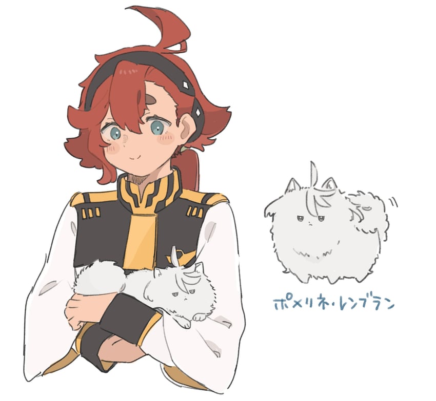 suletta mercury and miorine rembran (gundam and 1 more) drawn by hamu_(hamusand)