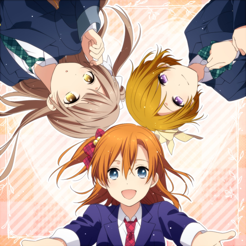 minami kotori, kosaka honoka, and koizumi hanayo (love live! and 1 more) drawn by bshi_edayo
