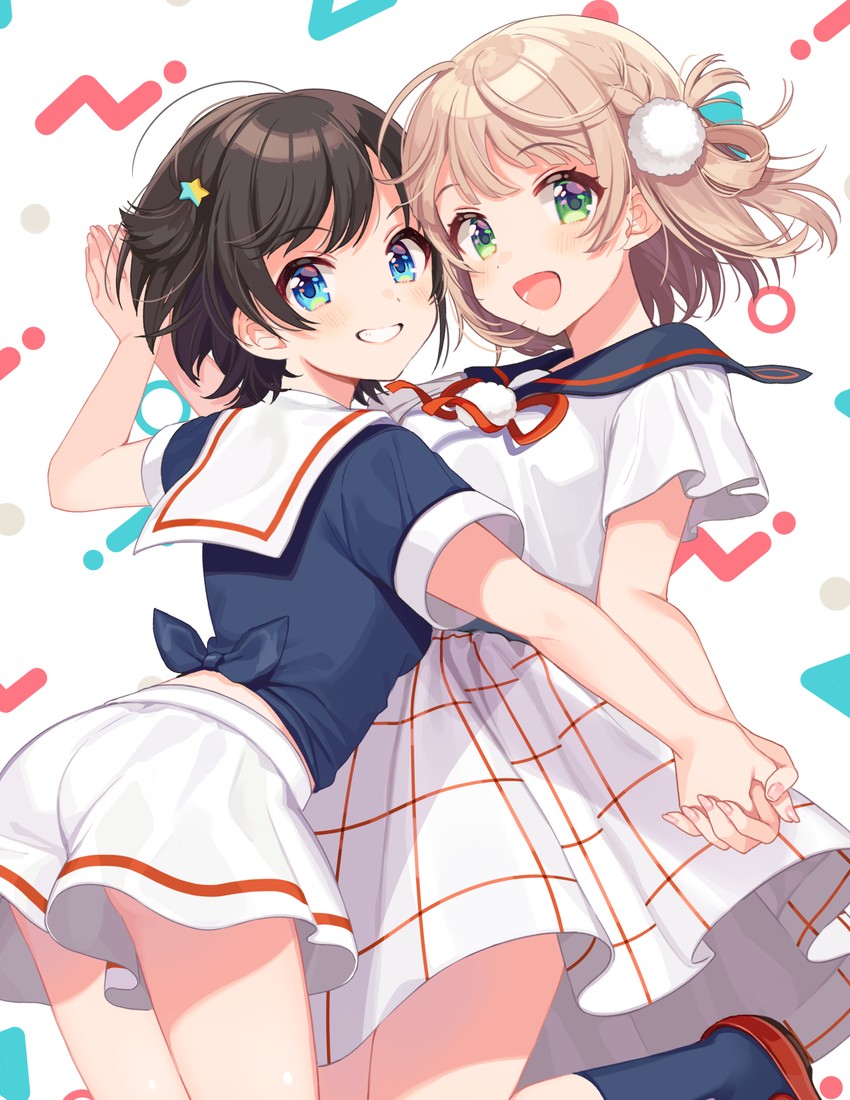 oozora subaru and shigure ui (hololive and 1 more) drawn by shigure_ui