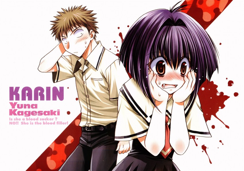 maaka karin and usui kenta (karin) drawn by kagesaki_yuna