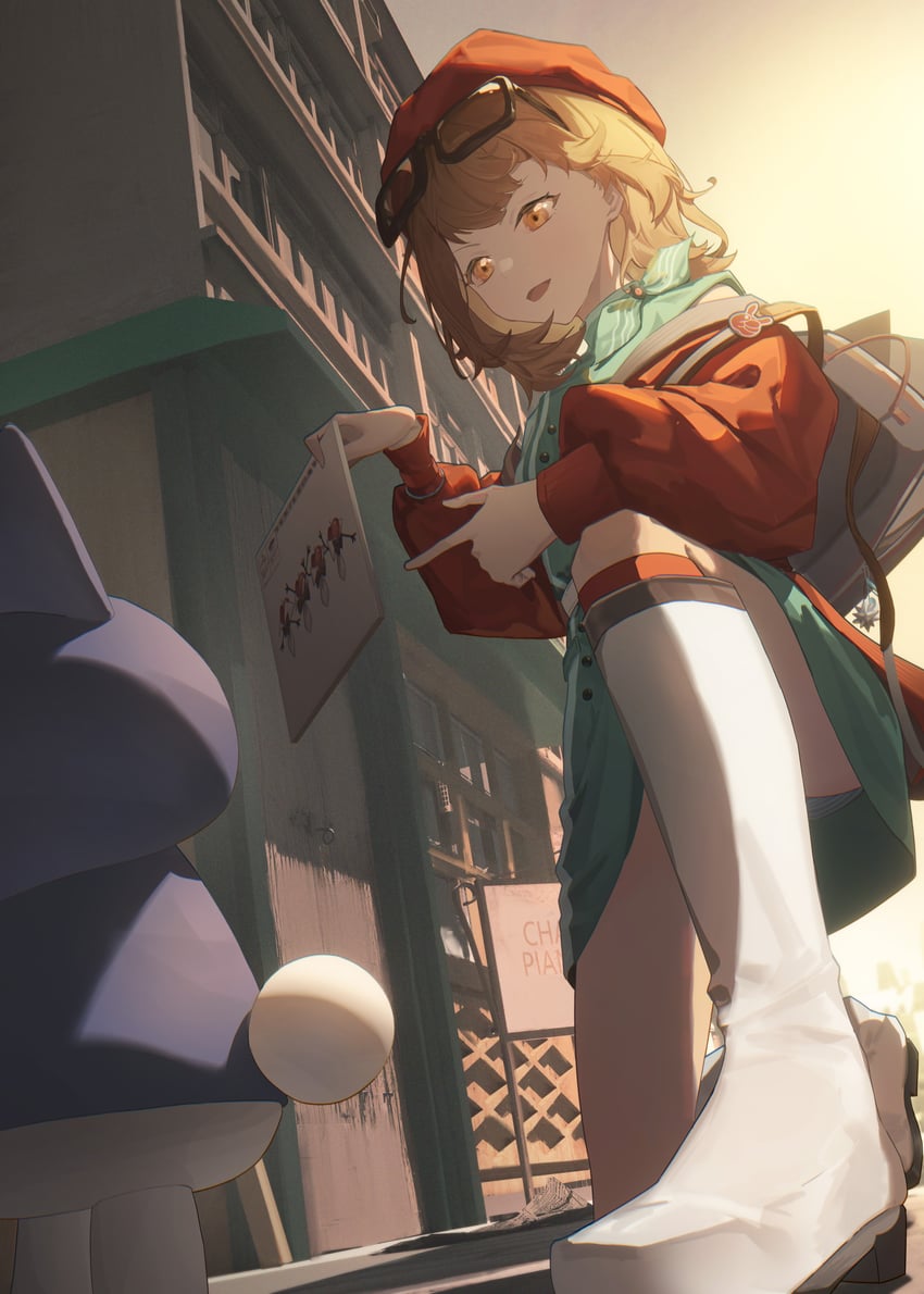 regulus and apple (reverse:1999 and 4 more) drawn by youxing