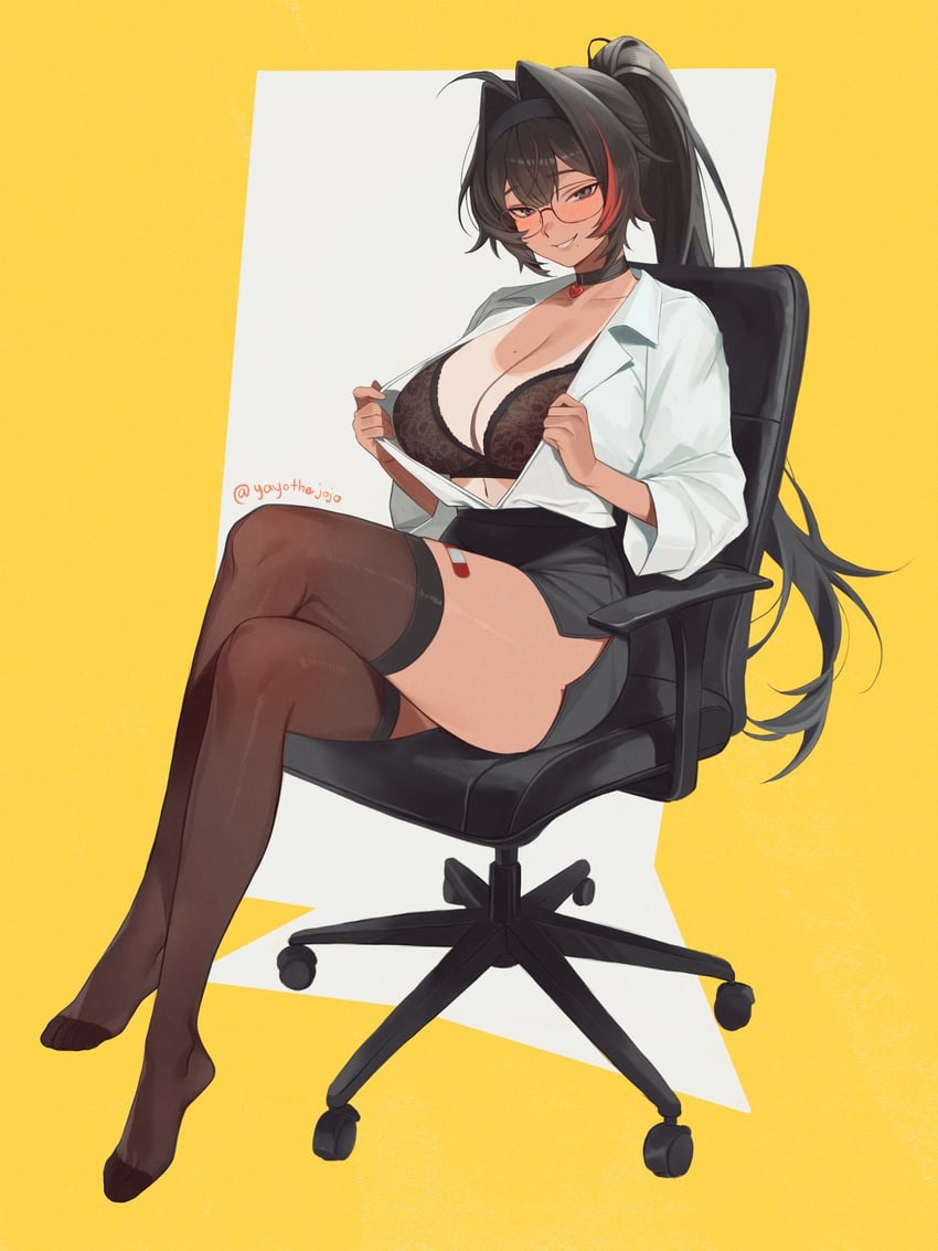 bay (goddess of victory: nikke) drawn by yayo_the_jowen