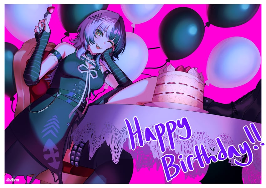 shiori novella (hololive and 1 more) drawn by hazel_(hzlform)