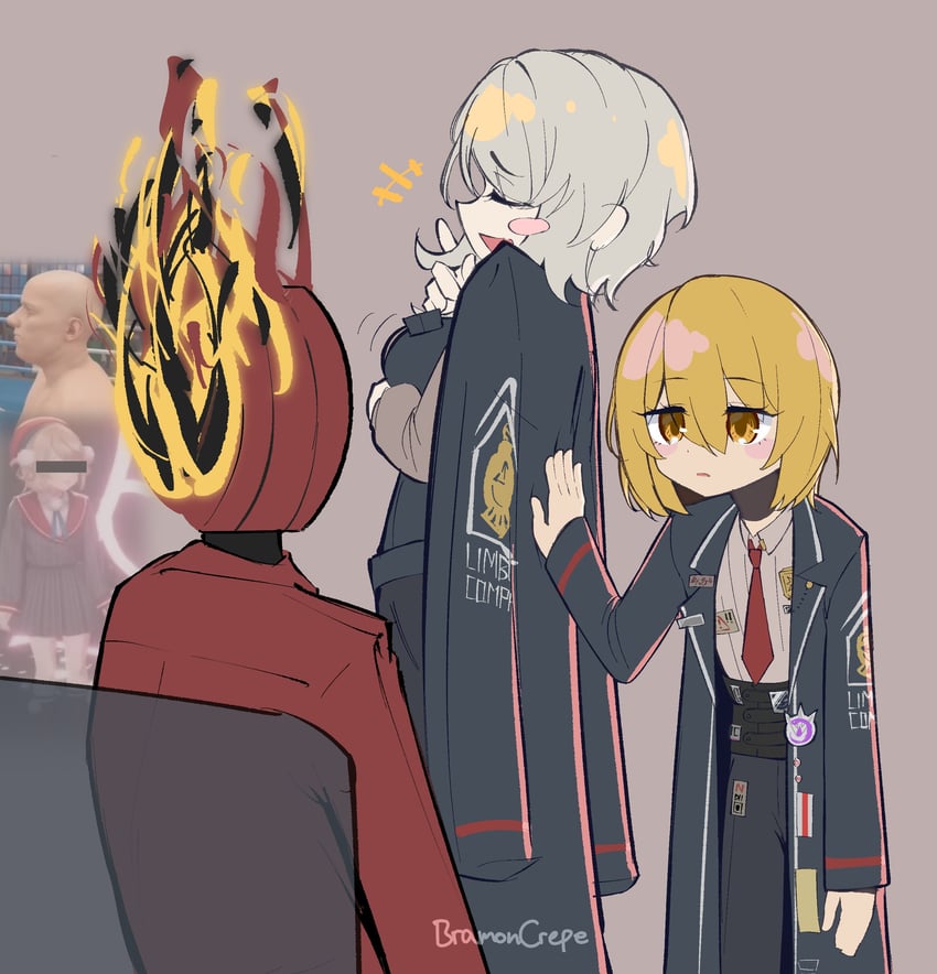 don quixote, faust, shigure ui, and dante (indie virtual youtuber and 2 more) drawn by bramoncrepe