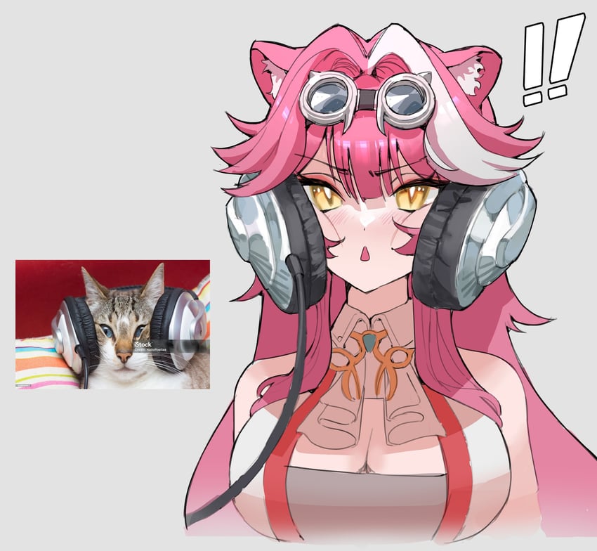 raora panthera (hololive and 1 more) drawn by azisugito