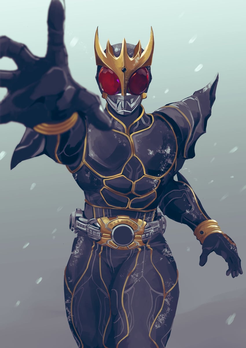 kamen rider kuuga (kamen rider and 1 more) drawn by kintsuba_(kintsuba_08)