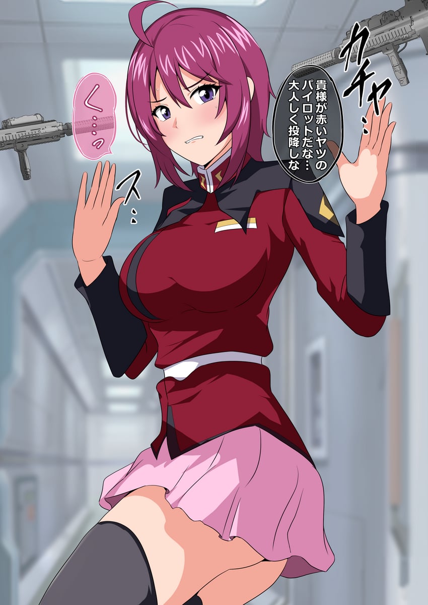 lunamaria hawke (gundam and 2 more) drawn by appei_(555)
