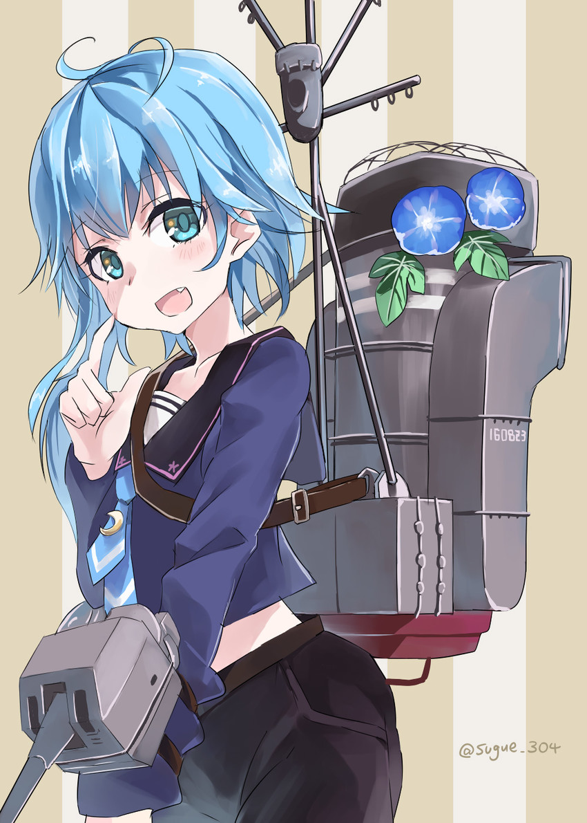 minazuki (kantai collection) drawn by sugue_tettou