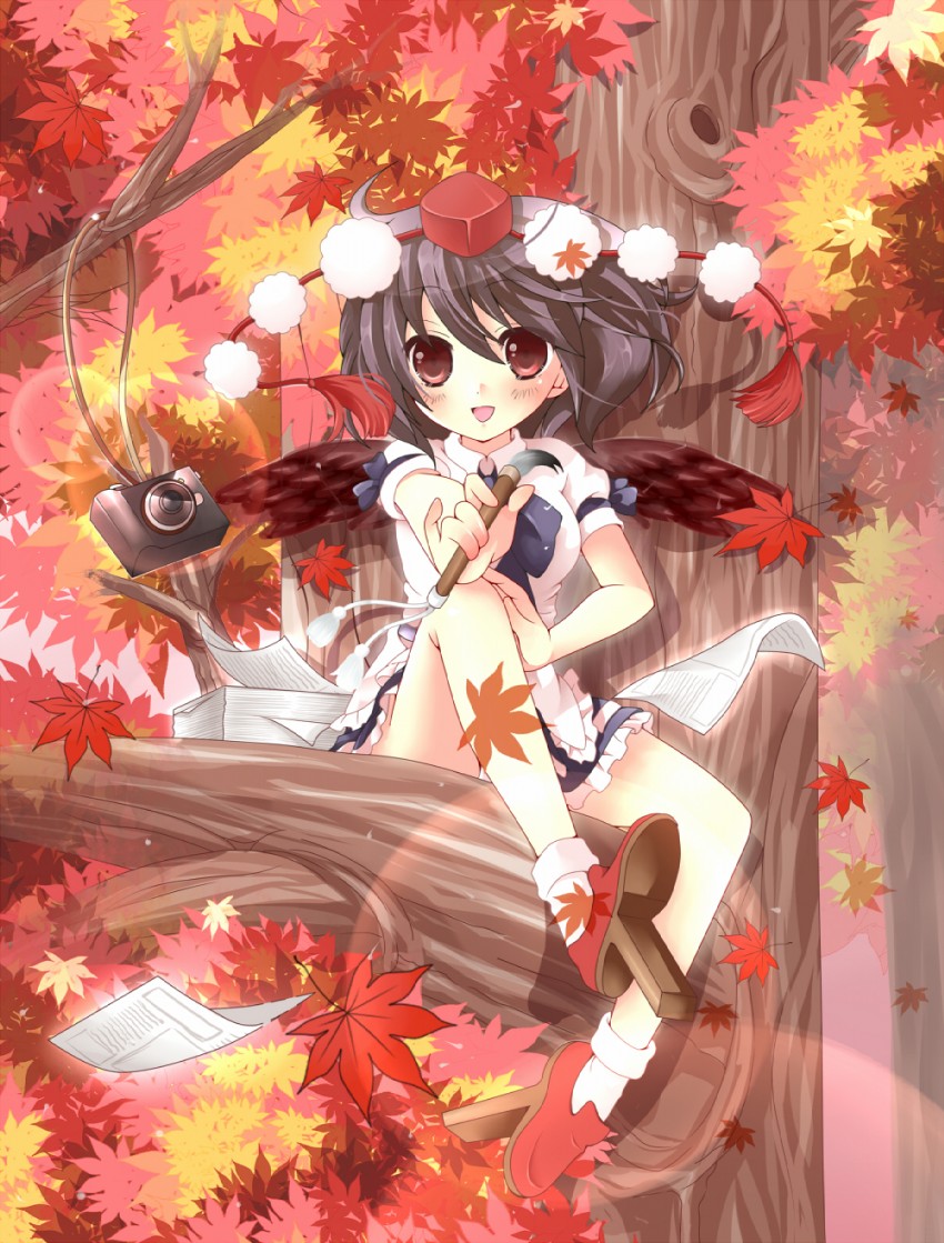 shameimaru aya (touhou) drawn by nekosugi_(hoshi)