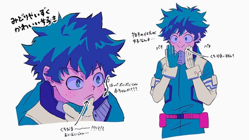 midoriya izuku (boku no hero academia) drawn by negoto_(n510x)