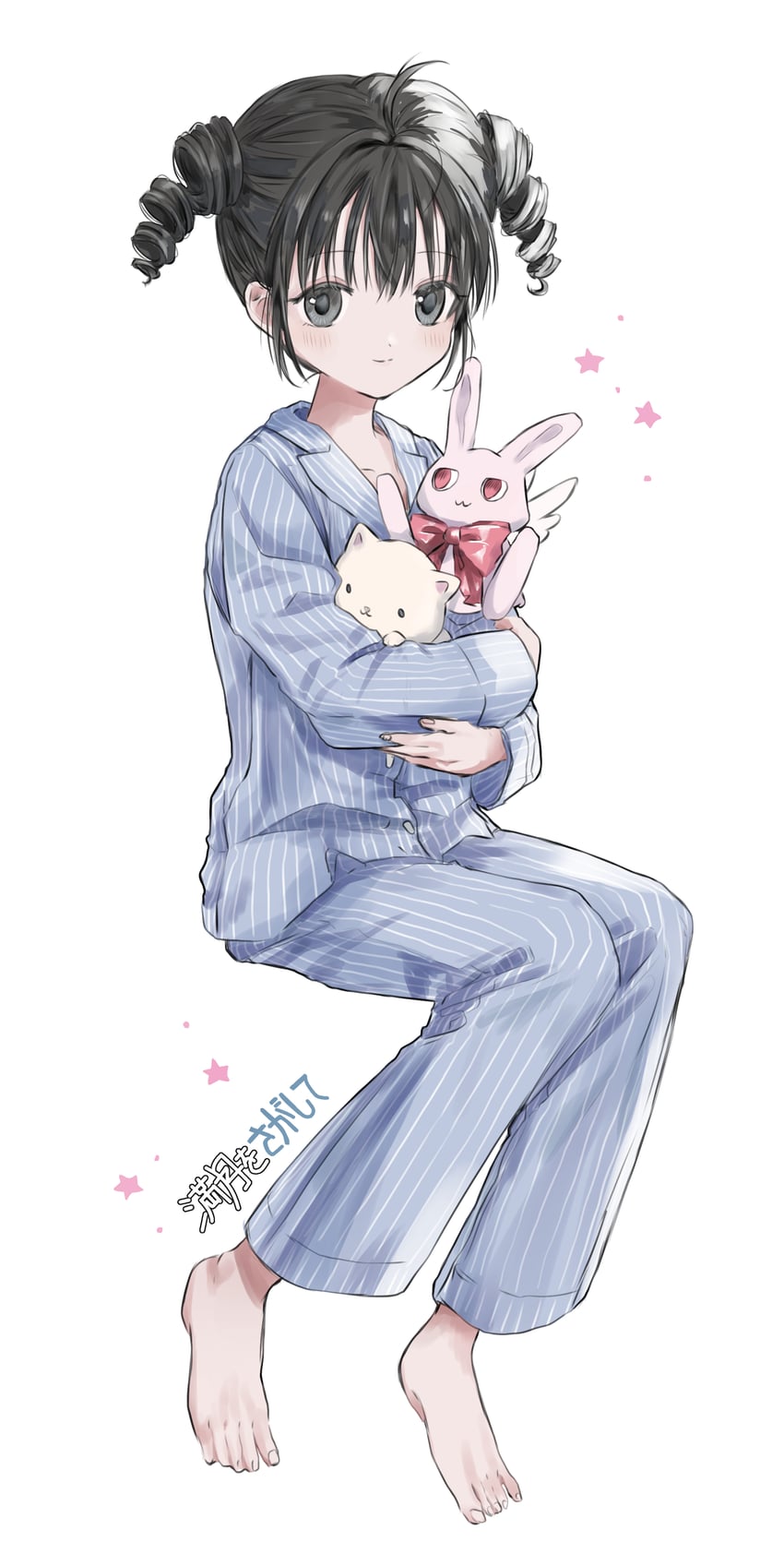 kouyama mitsuki, meroko yui, and takuto kira (full moon wo sagashite) drawn by hano_luno