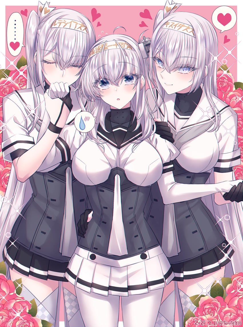 suzutsuki and fuyutsuki (kantai collection) drawn by kabocha_torute