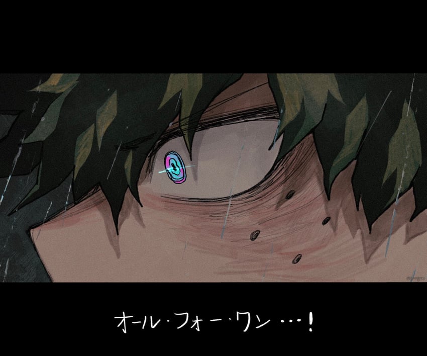 midoriya izuku (boku no hero academia) drawn by gaagyeo