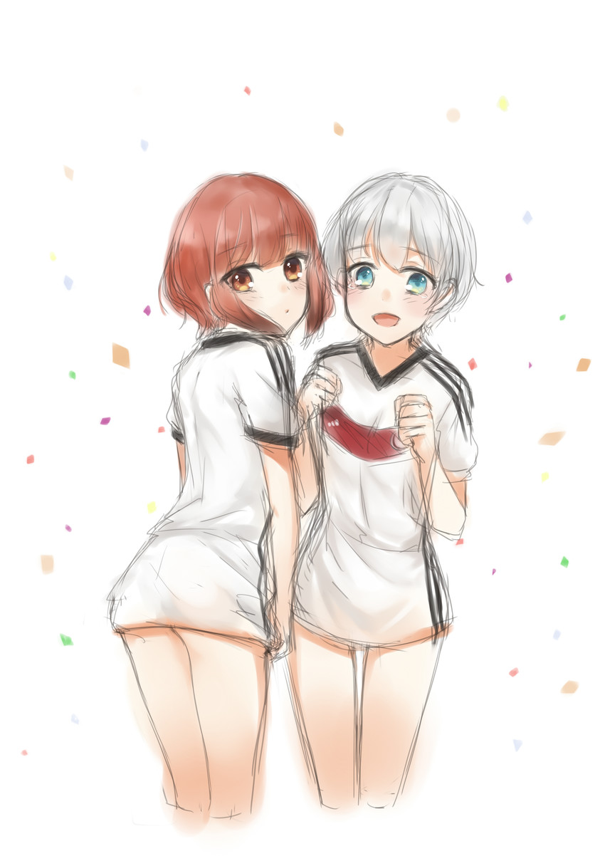 z1 leberecht maass and z3 max schultz (kantai collection and 2 more) drawn by shinmurajun