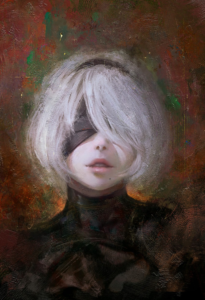 2b (nier and 1 more) drawn by sorapoi