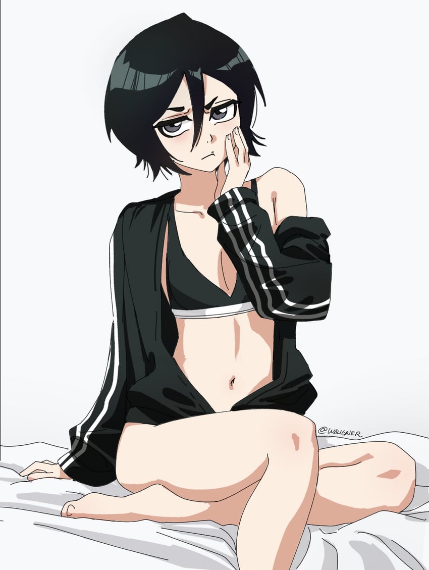 kuchiki rukia (bleach) drawn by waligner