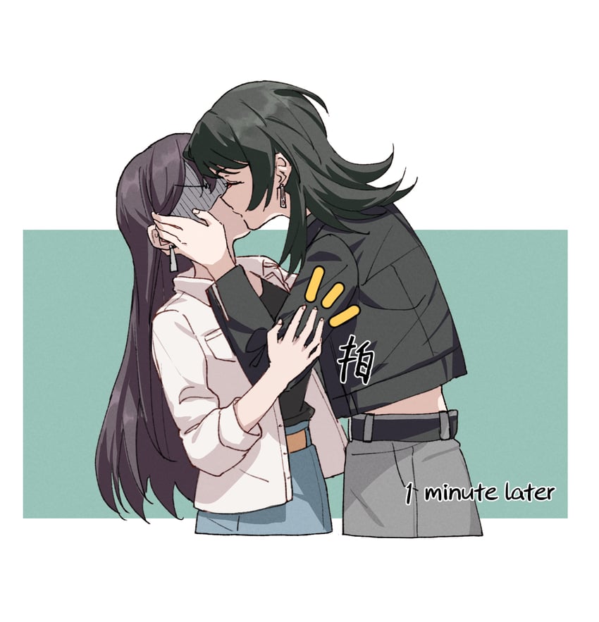 shiina taki and yahata umiri (bang dream! and 1 more) drawn by joker_(jjjokerrr233)