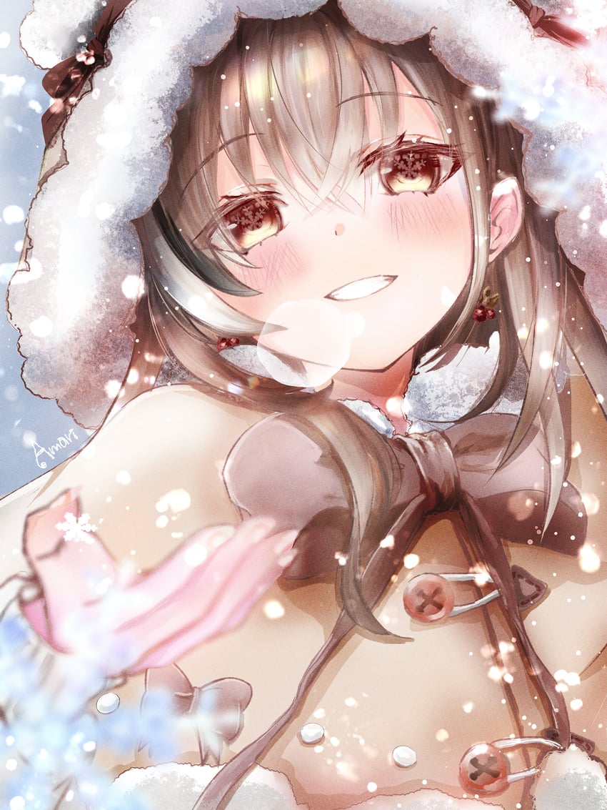 nanashi mumei (hololive and 1 more) drawn by laki_amari