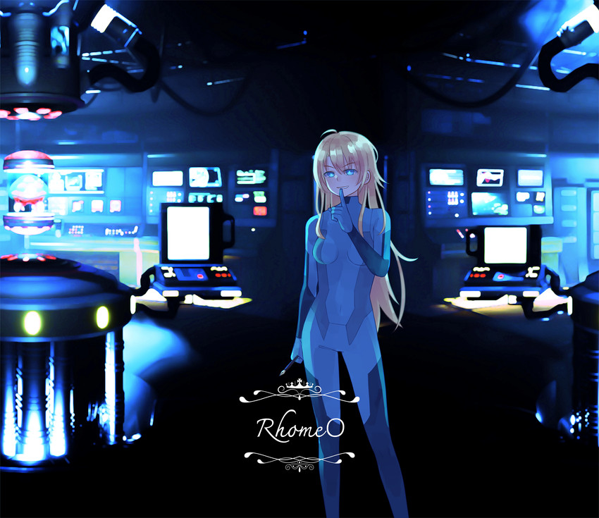 samus aran and yagami kou (metroid and 1 more) drawn by rhosavior