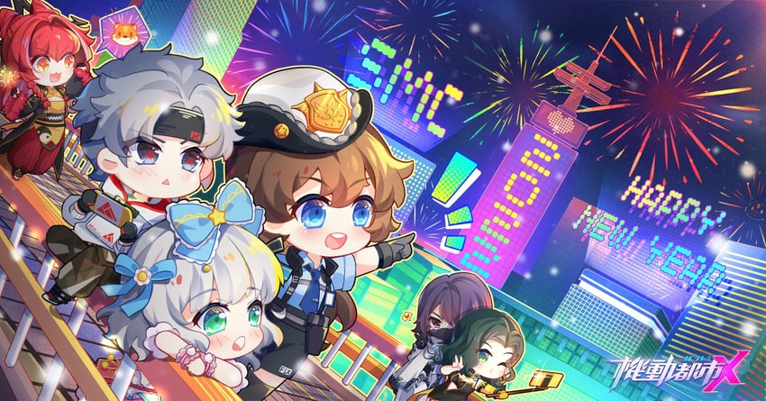 serena, norma, lillian, silver deacon, jiu chong, and 1 more (super mecha champions)