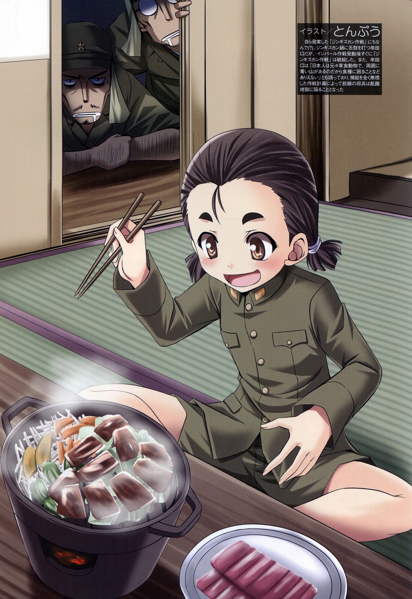mutaguchi ren'ya (original and 2 more) drawn by tonpuu