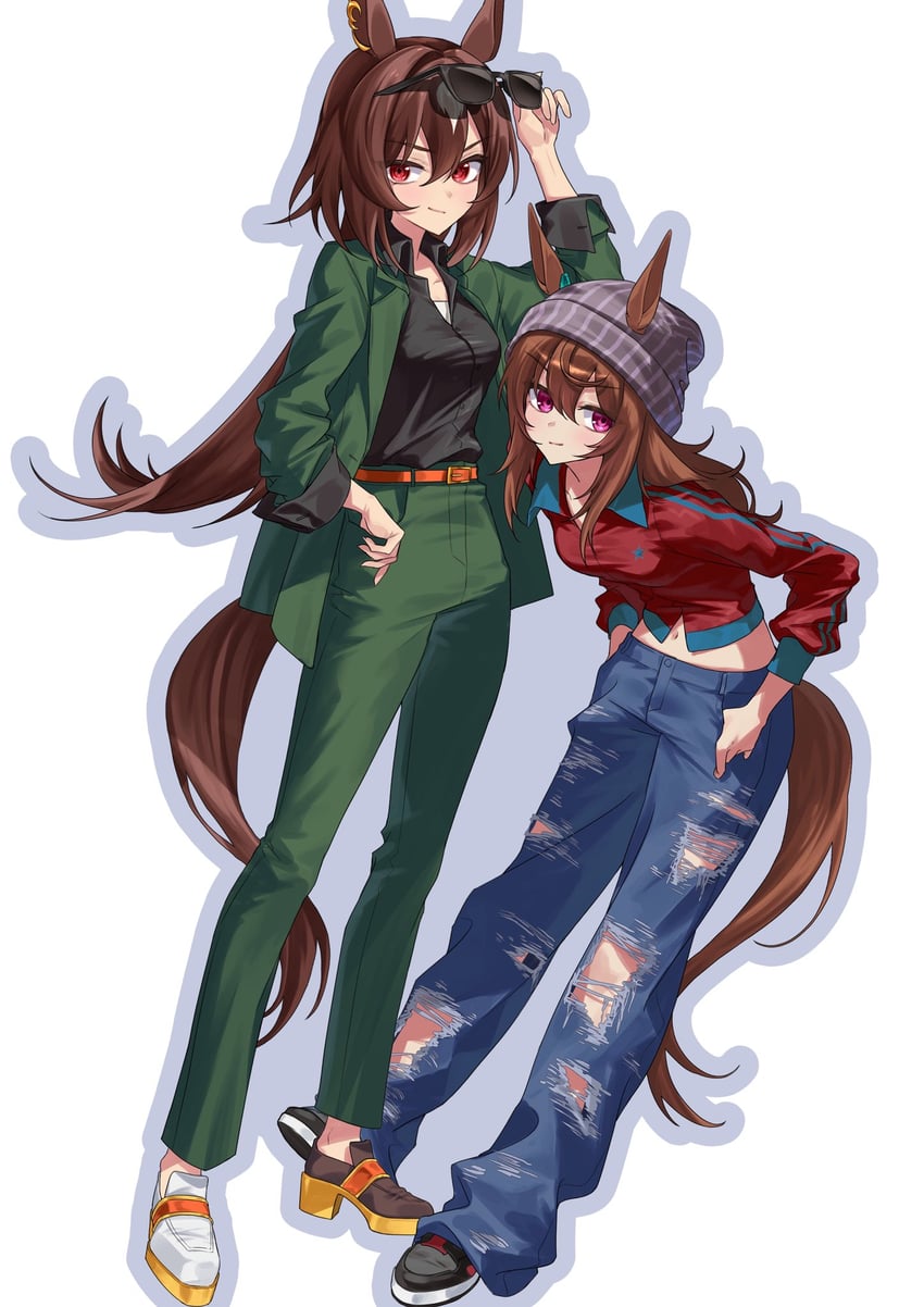 sirius symboli and nakayama festa (umamusume) drawn by gul_(parfaitgul)