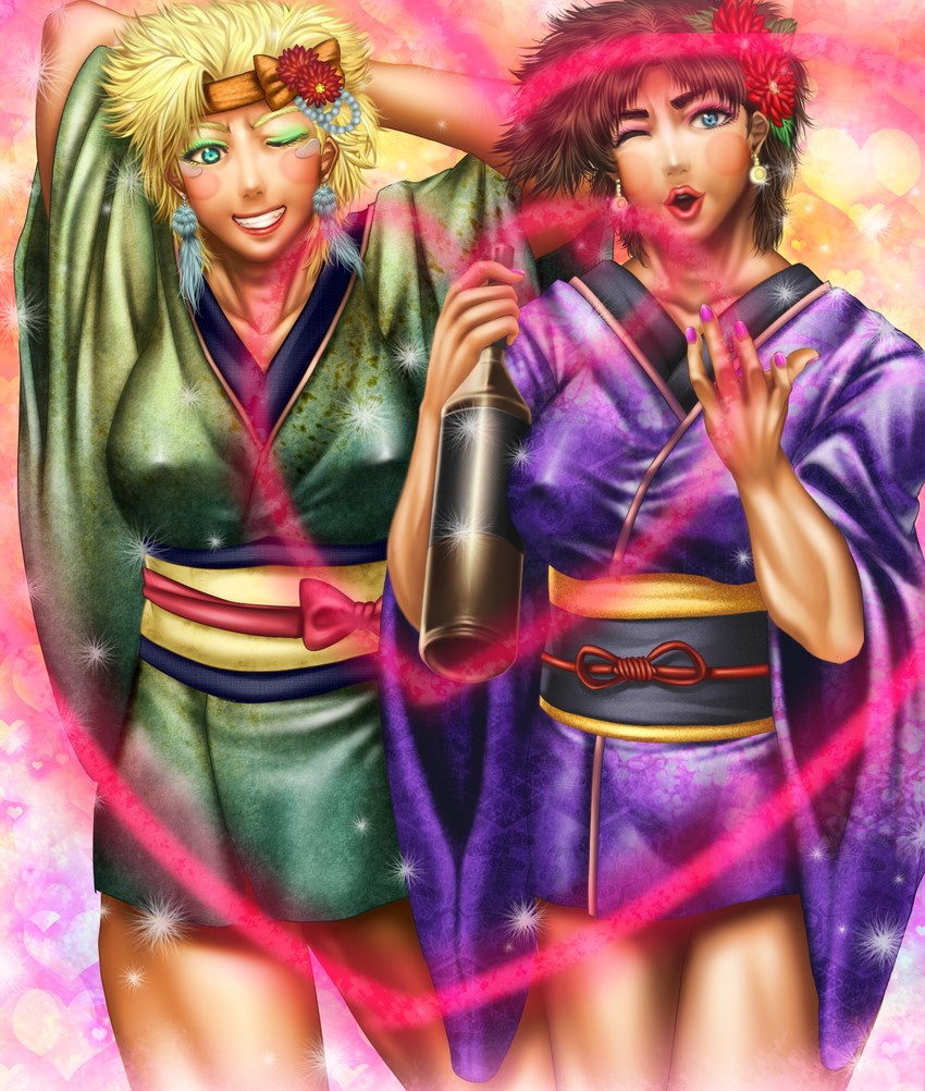 joseph joestar and caesar anthonio zeppeli (jojo no kimyou na bouken and 1 more) drawn by koufukutei_yumeko