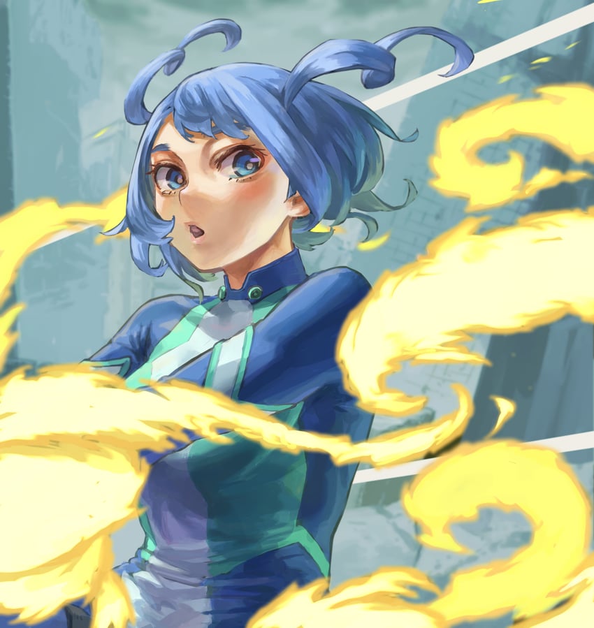 hado nejire (boku no hero academia) drawn by yomoyama_yotabanashi