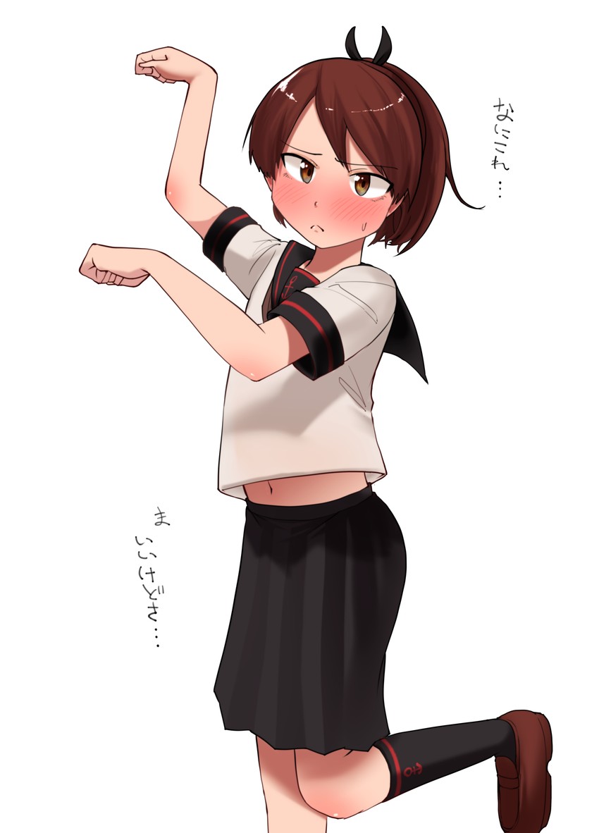 shikinami and shikinami kai ni (kantai collection and 1 more) drawn by yonemiya_inaho