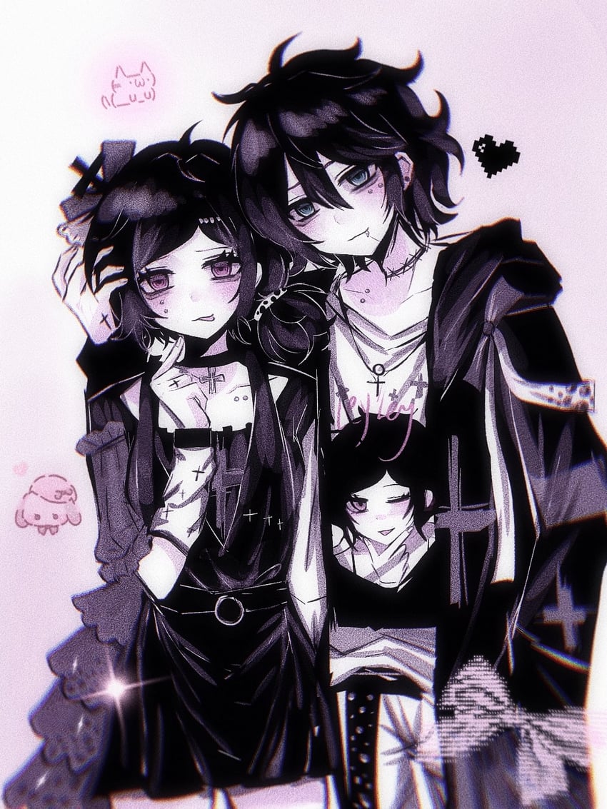 ashley graves and andrew graves (the coffin of andy and leyley) drawn by anmo418