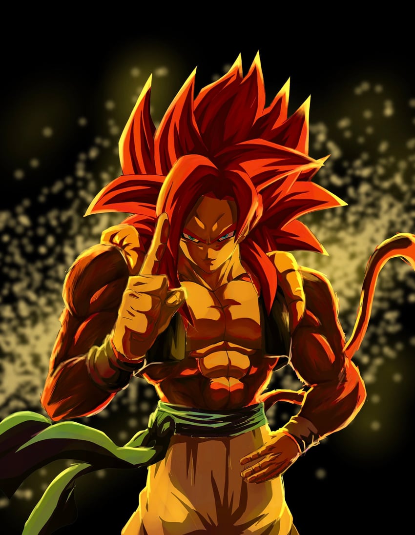 gogeta (dragon ball and 1 more) drawn by urotakanata02