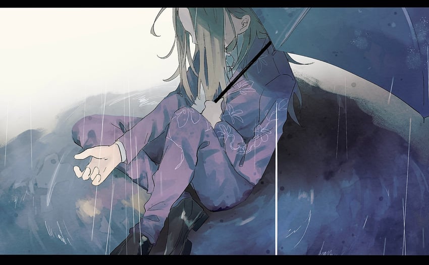 makoto kagutsuchi (master detective archives: rain code) drawn by macha_(macha3635toa)
