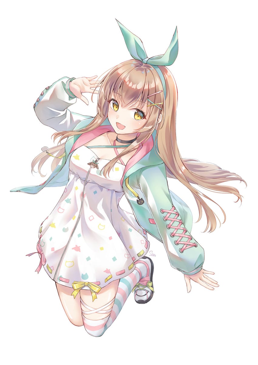 nanahira and bebe (indie virtual youtuber and 1 more) drawn by sebu_illust