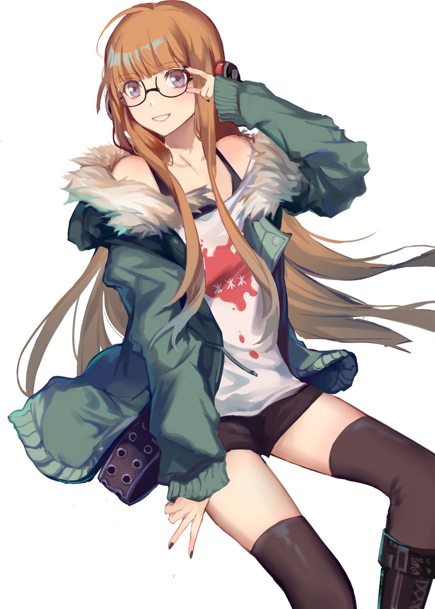 sakura futaba (persona and 1 more) drawn by lanlanlu_(809930257)